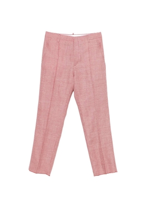 DSQUARED2 houndstooth-pattern pressed-crease trousers