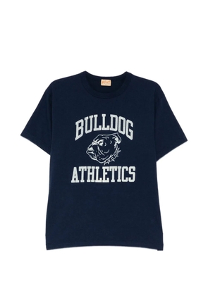 Whitesville bulldog printed T-shirt - Blue