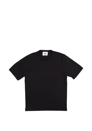 ALPHA STUDIO crew-neck short-sleeve T-shirt - Black
