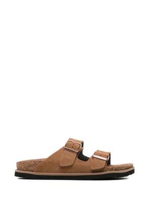 SERGIO MORETTI FIRENZE buckle-fastening sandals - Brown
