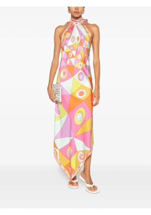 PUCCI geometric-print midi dress - Pink