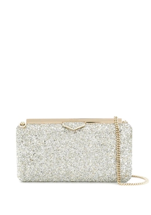 Jimmy Choo Ellipse sequin-embellished clutch - Gold