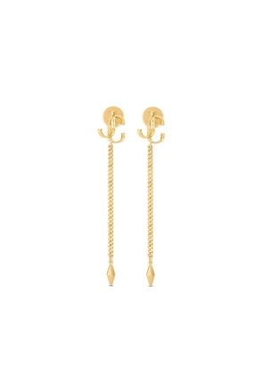 Jimmy Choo Diamond JC drop earrings - Gold