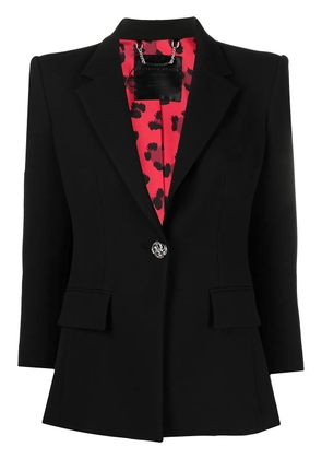 Philipp Plein single-breasted fitted blazer - Black