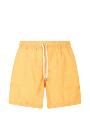 Fedeli drawstring-waist swim shorts - Orange