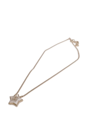 CHANEL Pre-Owned CC star-pendant necklace - Gold