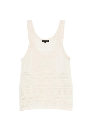 Barbara Bui openwork tank top - Neutrals