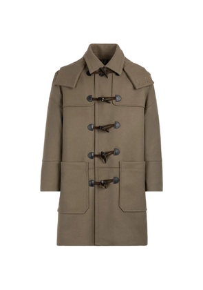 Roberto Cavalli detachable-hood duffle coat - Green