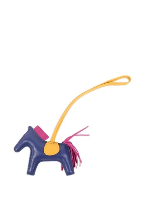 Hermès Pre-Owned PM Rodeo leather charm - Blue
