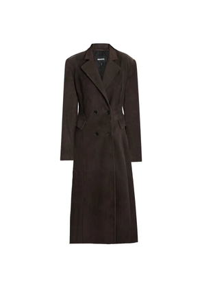 ROTATE BIRGER CHRISTENSEN double-breasted long coat - Brown