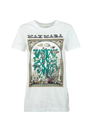 Max Mara graphic-print T-shirt - White