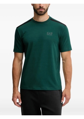 Ea7 Emporio Armani logo-detail T-shirt - Green