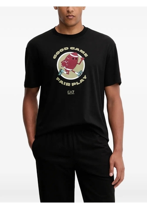 Ea7 Emporio Armani graphic T-shirt - Black
