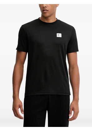 Ea7 Emporio Armani logo-patch T-shirt - Black