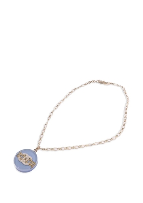 CHANEL Pre-Owned CC faux-pearl necklace - Gold