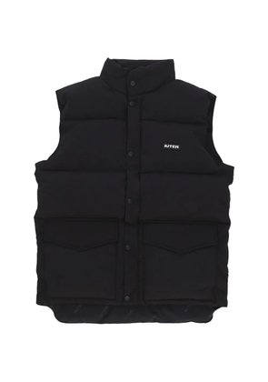 IUTER padded logo-print gilet - Black