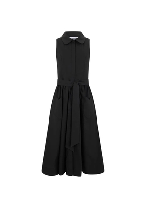Moschino sleeveless belted midi dress - Black