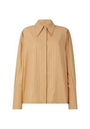 A LINE Celina pinstriped-pattern shirt - Neutrals
