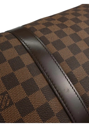 Louis Vuitton Pre-Owned 2010 Damier Keepall Bandouliere 55 duffle bag - Brown