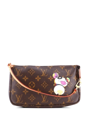 Louis Vuitton Pre-Owned Pochette Accessoires Limited Edition Monogram Murakami Panda clutch bag - Brown