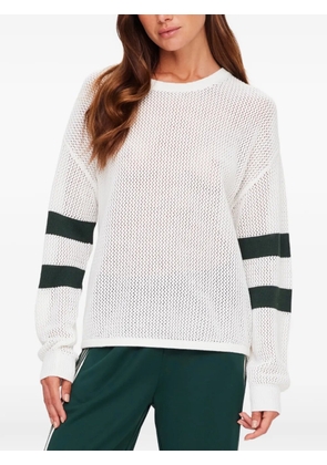 The Upside strip-detail sweater - White