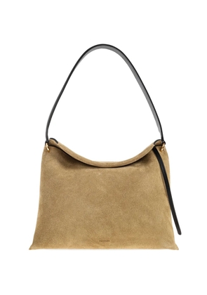 Wandler small Penelope suede tote bag - Neutrals