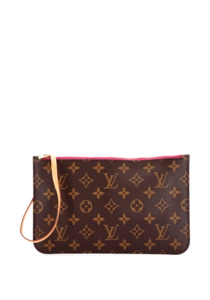 Louis Vuitton Pre-Owned Neverfull Pochette Monogram Canvas Large pouch - Brown