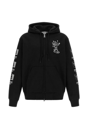Carhartt WIP graphic-print zip-up hoodie - Black