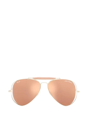 Dolce & Gabbana Eyewear x RAY-BAN aviator-frame sunglasses - Gold