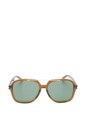 Saint Laurent Eyewear SL 545 geometric-frame sunglasses - Brown