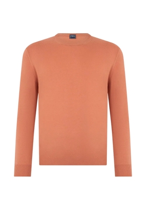 Fedeli cashmere crew-neck sweater - Orange