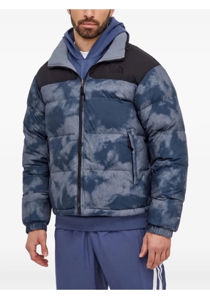 The North Face print panelled jacket - Blue