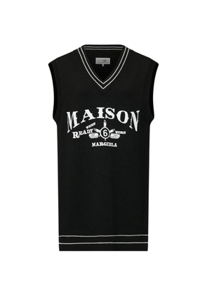 MM6 Maison Margiela knitted dress - Black