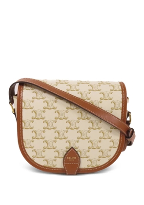Celine Pre-Owned Folco Triomphe crossbody bag - Neutrals