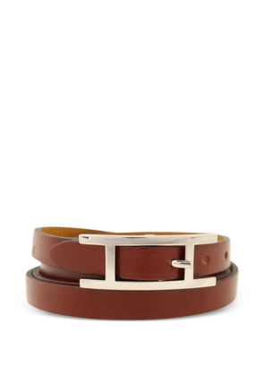 Hermès Pre-Owned Hapi 3 calfskin bracelet - Red