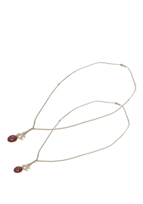 CHANEL Pre-Owned CC No. 5 pendant necklace - Gold