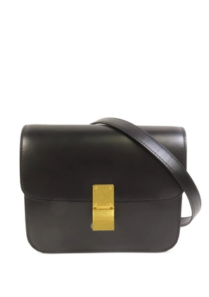 Celine Pre-Owned mini Classic Box leather shoulder bag - Black