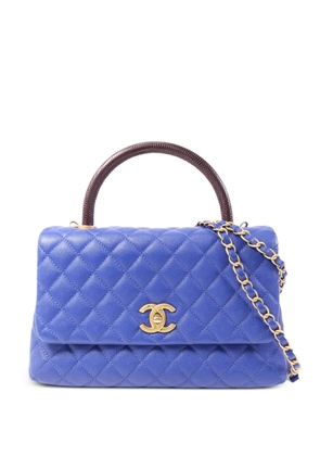 CHANEL Pre-Owned Coco Handle quilted tote bag - Blue