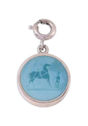 Hermès Pre-Owned horse berlock charm - Silver