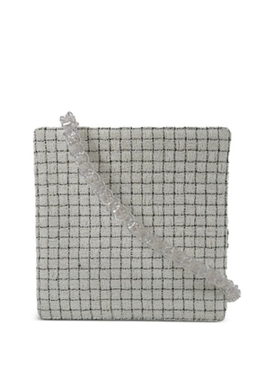 CHANEL Pre-Owned CC tweed shoulder bag - Neutrals