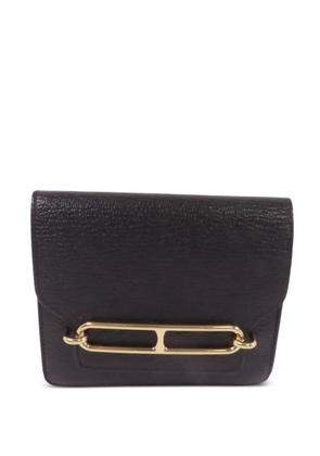 Hermès Pre-Owned Roulis Slim leather wallet - Black