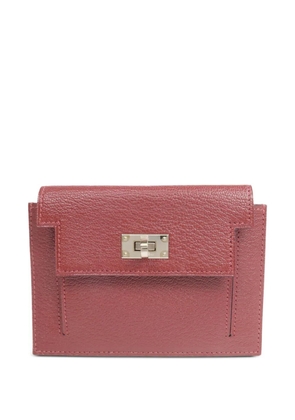 Hermès Pre-Owned 2020 Chevre Kelly Pocket wallet - Red