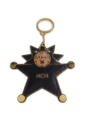 MCM Pre-Owned star-shaped lion keychain - Black