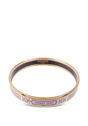 Hermès Pre-Owned enamel bangle - Gold