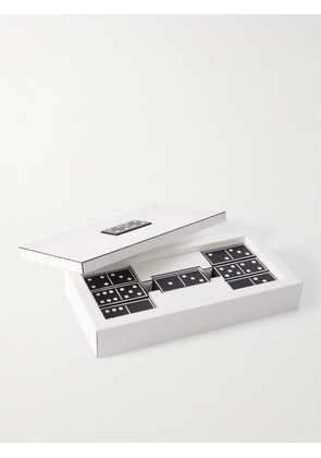 GIOBAGNARA - Lerici Full-Grain Leather and Plexiglass Domino Set - Men - Black