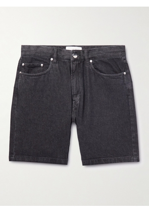 Mr P. - Straight-Leg Denim Shorts - Men - Black - 28