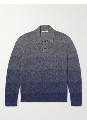 Mr P. - Dégradé Linen Polo Shirt - Men - Blue - XS