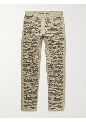 Givenchy - Slim-Fit Distressed Jeans - Men - Green - UK/US 28