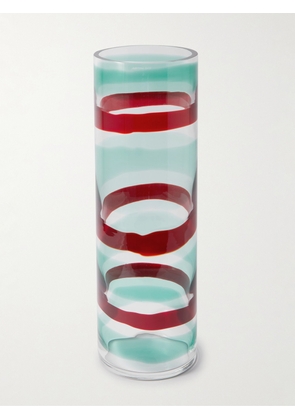 VENINI - Patterned Glass Vase - Men - Green