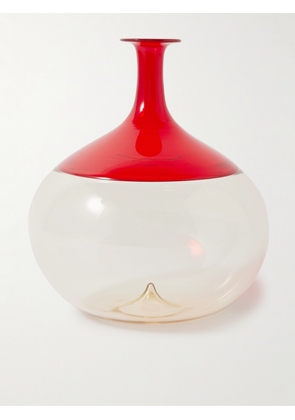 VENINI - Colour-Block Glass Vase - Men - Red